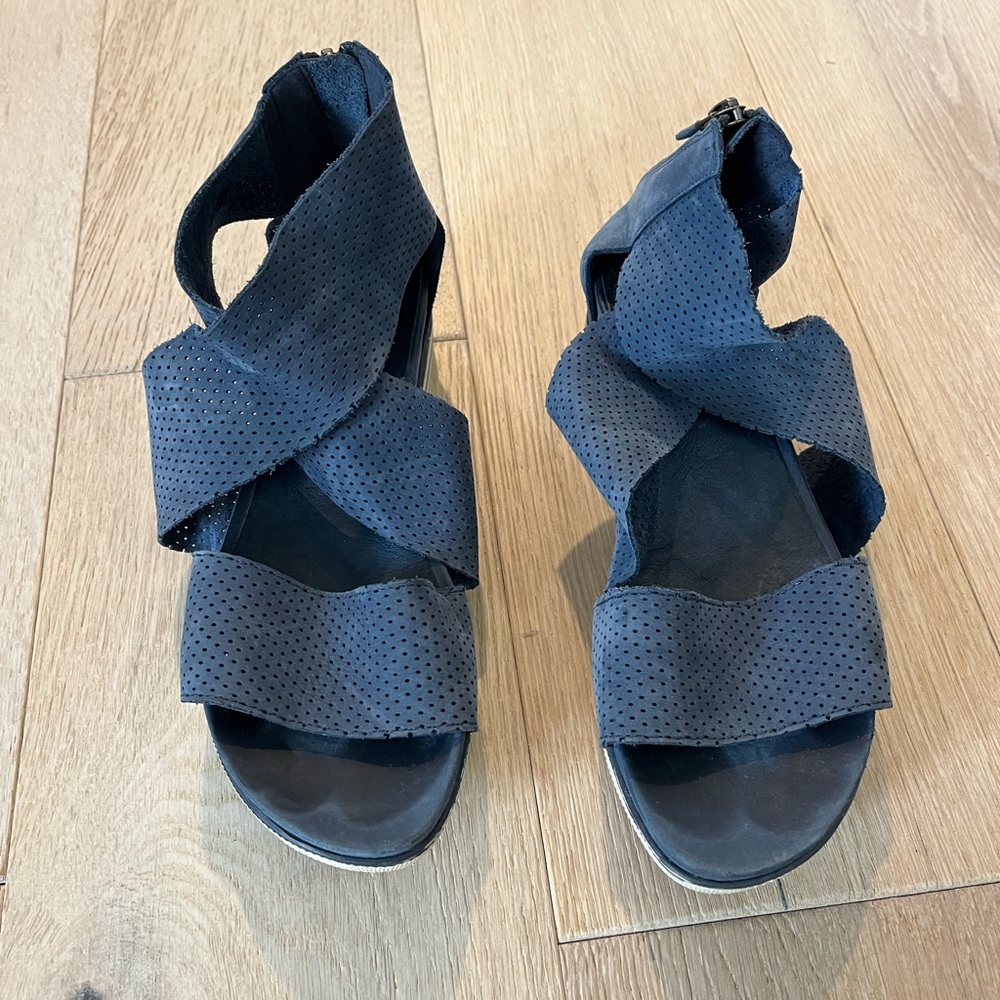 Eileen fisher leather sport sneaker sandals